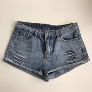 jean shorts
